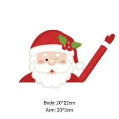 سانٹا وائپر اسٹیکر چپکنے والا اسٹیکر